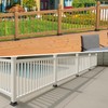 FMhotu 4x4 Post Base 9Pcs, Internal 3.5"x3.5" Heavy Duty Powder-Coated
