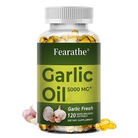 Fearathe Garlic  Health Supplement Supports immune health,Supports heart and cardiovascular health 120 capsules