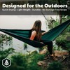 Evergreen Lightweight Outdoor Portable Camping Hammock - Single & Double