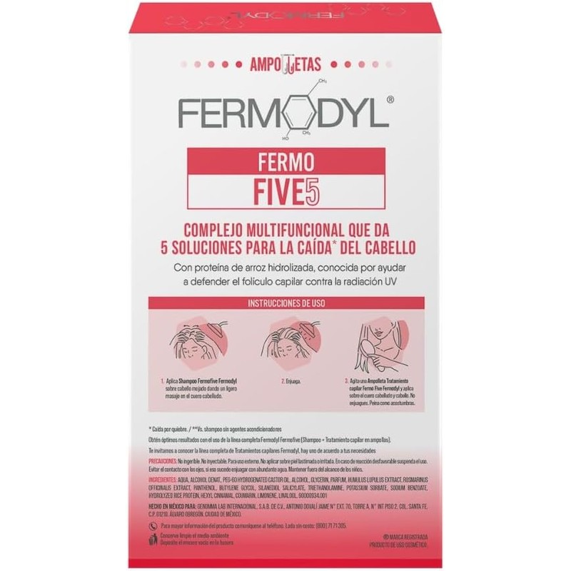 FERMODYL - FermoFive5. Ayuda a evitar la caída del cabello.