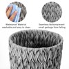Wicker Trash Can Woven Water Hyacinth Wicker Waste Basket Small