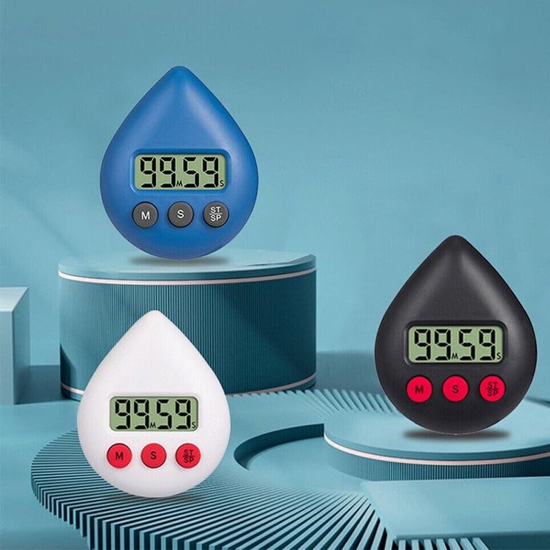 Digital Shower Timer Three Color Energy Saver Digital Timer- Multi-Purpose,