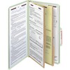 Smead® Classification Folders, Pressboard With SafeSHIELD® Fasteners, 2 Dividers, 2"