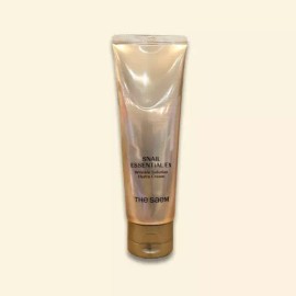 THE SAEM 더샘 스네일 에센셜 이엑스 링클 솔루션 하이드라 크림 130ml 탱글탱글 The Seam Snail Essential EX Wrinkle Solution Hydra Cream 130ml Bouncy