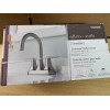 Allen+Roth Brushed Nickel Spot Resist Bathroom Sink Faucet w/Drain
