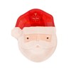 YöL Set Of 6 Santa Claus Paper Plates Disposable Xmas