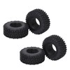 4PCS RC Wheel Tire Rubber Tyre 51mm Diameter for Axial
