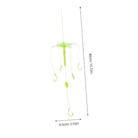 BESPORTBLE 1 Set Portable Fishing Hooks Reusable String Hooks for Freshwater Saltwater Fishing Compact Easy to Use Design