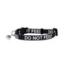 LARRYROO Cat Collar With DO NOT FEED Print - Soft