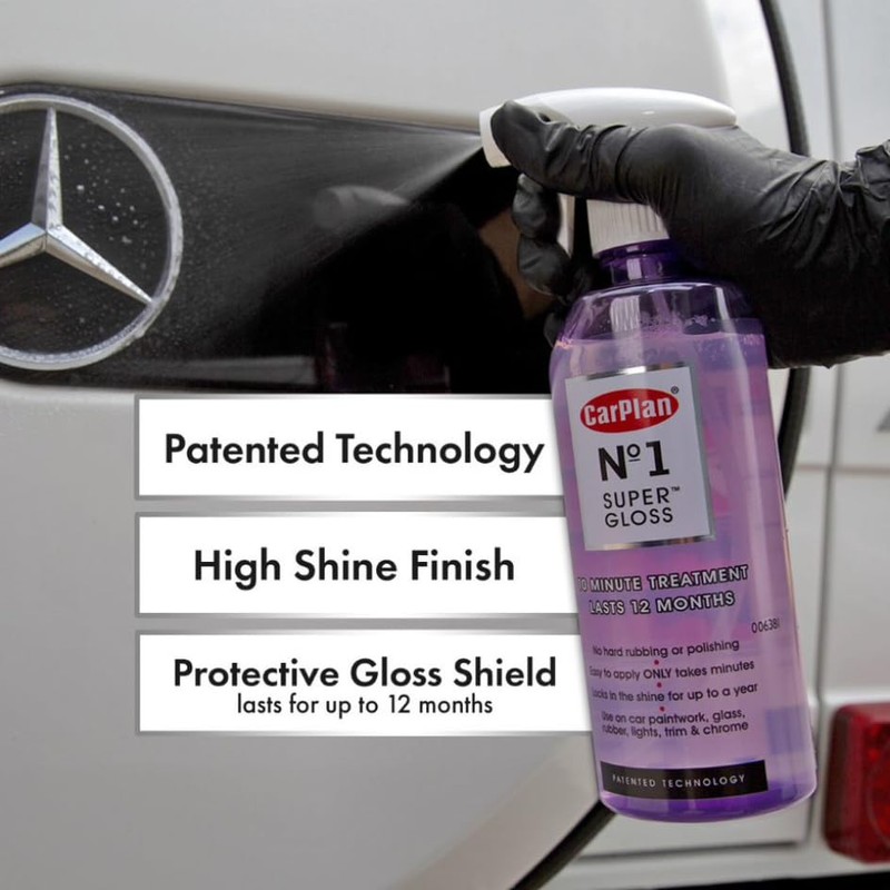CarPlan No1 Super Gloss, 10 min to Apply Lasts 12