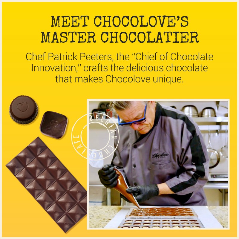 Chocolove Toffee & Almond Milk Chocolate Bars | 33% Cocoa