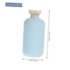 Ipetboom 2Pcs Refillable Travel Shampoo Bottles with Leak Flip Caps
