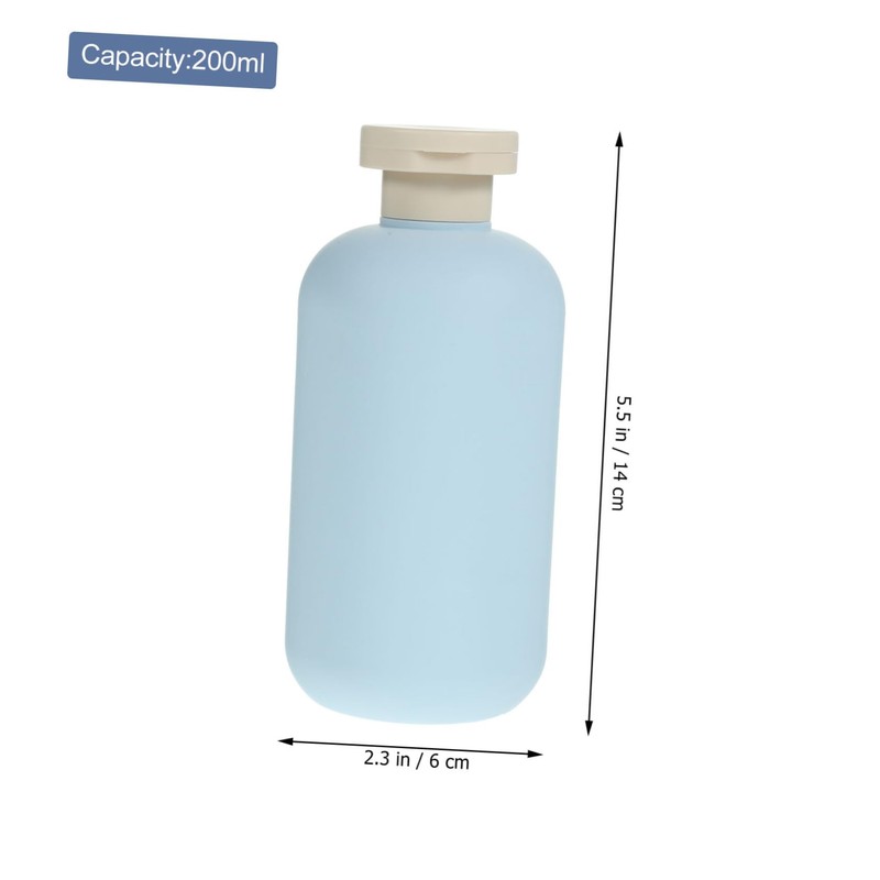 Ipetboom 2Pcs Refillable Travel Shampoo Bottles with Leak Flip Caps