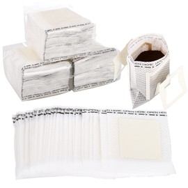 Frcctre 200 Pcs Coffee Filter Paper Bag, Portable Disposable Hanging Ear Drip Coffee Bags Single Serve Drip Filter Bags for Home Office Travel Camping