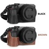 MegaGear EVER READY Genuine Leather Camera Case Compatible with Nikon