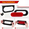 LIMICAR Oval LED Trailer Light Kit - 6" Tail Lights