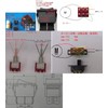 -OFF- Momentary 2-Circuit, 2-Contact Rocker Switch, Middle Off, Left and