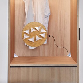 Pack of 100 Transparent Edge Dust Protection for Cupboard Drawer Corner Furniture Dust Avoidance Keeps Dust Away from the Corner Anti Dust (Transparent)