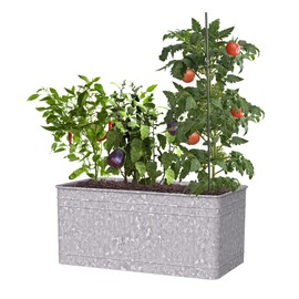 Panacea 83475 Vintage Rectangle Raised Garden Bed Planter