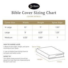 Divinity Boutique Bible Business Report Cover (25703) | Fits Bibles up to 10" X 7" X 1.50"