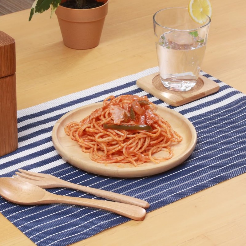 Fuji Boeki Wooden Round Dish (M) x 3 Piece Set,