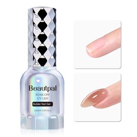 Beautpal Builder Gel for Nails 15ml Nail Strengthener in a Bottle Nail Extension Hard Gel Soak Off Long Lasting Gel Color 007 Jelly Smoke