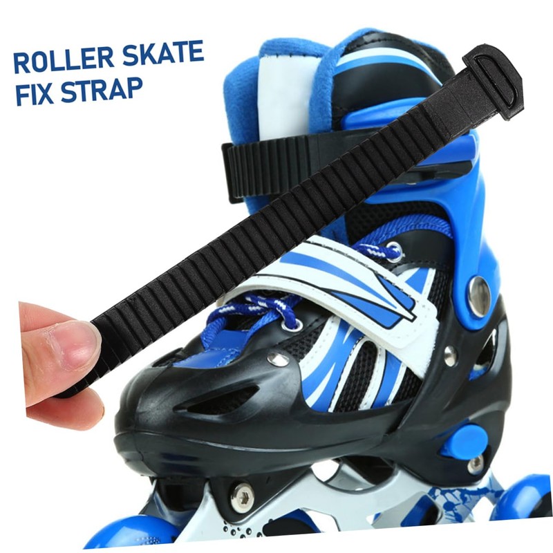 POPETPOP Roller Skates Fixing Straps 4pcs Replacement Buckle Straps for