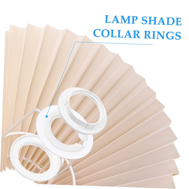CAXUSD 15pcs Lampshade Reducer Ring Set E14 Lamp Shade Holder