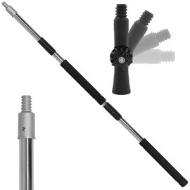 Greeily Paint Extension Pole, 3-12ft Paint Roller Extension Pole Multi-Purpose Splicing Sturdy Stainless Steel Extension Pole for Painting Dusting and Window Cleaning