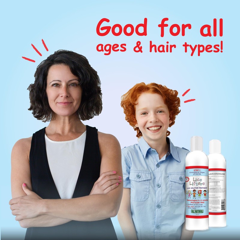 Lice Lifters Solution for Lice Care, Oil-Based Formula, Gentle on