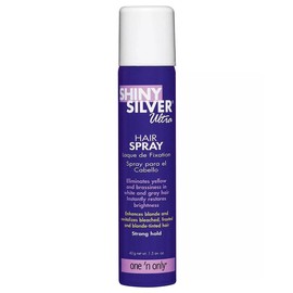 6 Pack One n Only Shiny Silver Ultra Hair Spray Mini 1.5 oz NEW