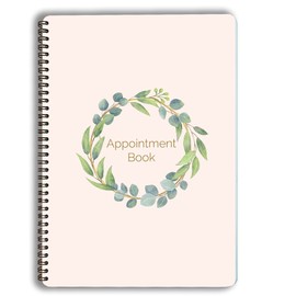 Appointment Book 104 pages 4 Columns per Page Undated Salons, Spas/Hair & Beauty 15 Minute Hourly Daily Planner 6am to 9pm Schedule Book Organisation Book Spiral Wire Bound #1587