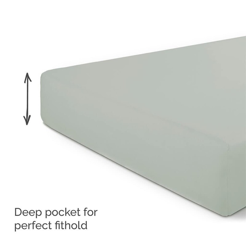 Walra Fitted Sheet 80 x 200 cm, 100% Cotton Fitted