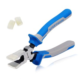 SPEEDWOX Glass Running Pliers, Glass Cutting Tool, Glass Cutter, Glass Pliers, Glass Nipper, Pincers, Rubber Included, Stained Glass Nipper, Tool, Glass Cutting Pliers, Pliers for String Fasteners,