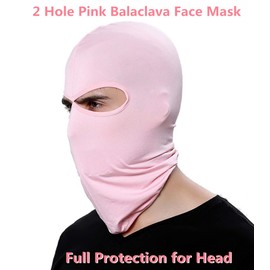 bodbop Balaclava Ski Face Mask Windproof Full Head Mask Sun UV Protection Face Cover for Men Women Outdoor Sports Cycling Cap (Pink)