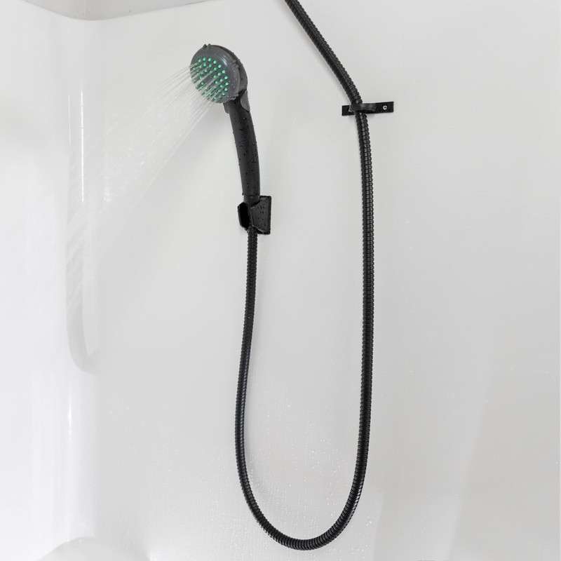 Dura Faucet DF-SA156-MB RV Handheld Shower Wand Bracket Holder, Mounting