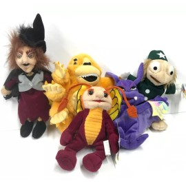 Living Toys Sid & Marty Krofft - The Krofft Superstars 1999 Bean Bags - 5 Character Set  NEW