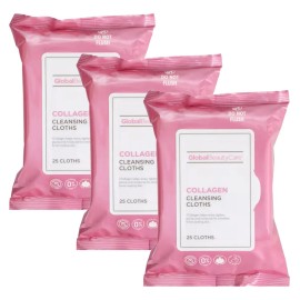 Global Beauty Care Toallitas Colágeno Prehumedecidas 3pack