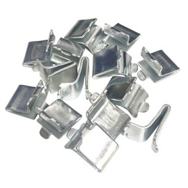 Bueyfolt Adjustable Steel Pilaster Shelf Support Clips -14 Pieces