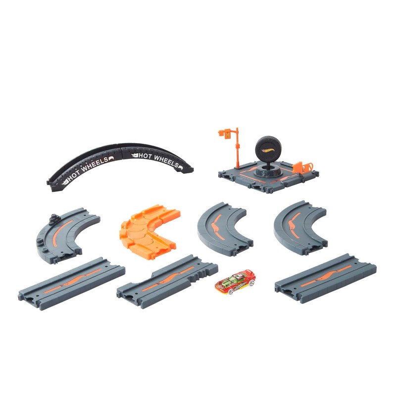 HOT WHEELS City HDN95 Extension Track Set Including 10 Components