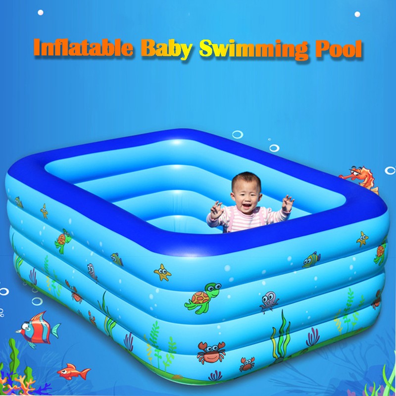 Portable Swimming Pool Inflatable Baby Swimming Pool Outdoor Children Basin