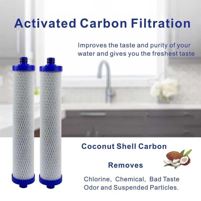 FILSADAE Replacement Filter Set With Membrane compatible for WHER12 and