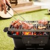 Heavy Duty Cast Iron Tabletop BBQ Grill Stove for Camping