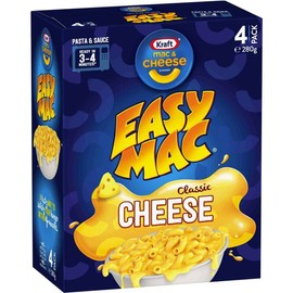 Kraft Easy Mac & Cheese Macaroni Pasta Classic Cheese Box 280g