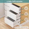 18 Inch 1 Pair Soft Close Drawer Slides, 3 Full