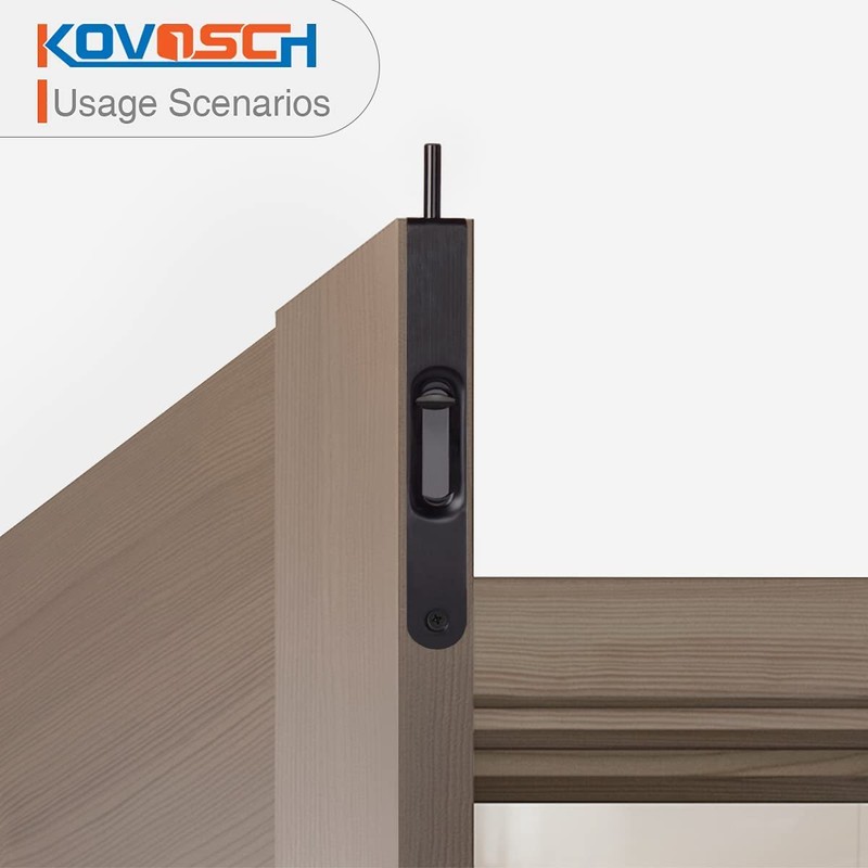 KOVOSCH 2 Pack Flush Bolt 6 Inch, Heavy Duty Flush
