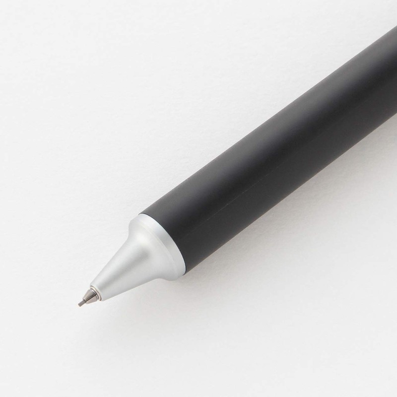 MUJI 無印良品 ABS樹脂最後の1mmまで書けるシャープペン 芯径0.5mm 38960447 黒