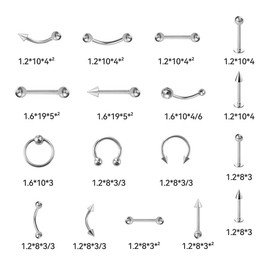 Juland Piercing Kit - 85 PCS