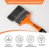 Brocha de cerdas Naturales, Mango de plástico,(1 Pulgada, 2 Pulgadas,