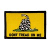 Gadsden Flag Patch (770) Don't Tread on Me 3" x 2"SEW-ON Embroidered Patch 63574